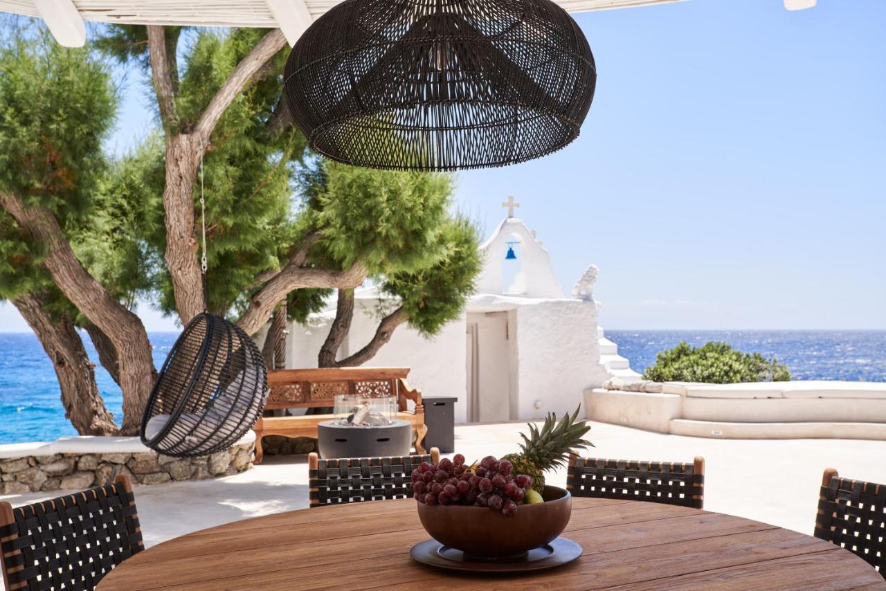 Villa Santa Katerina - Sea View & Outdoor Hot Tub プラティス・ヤロス エクステリア 写真